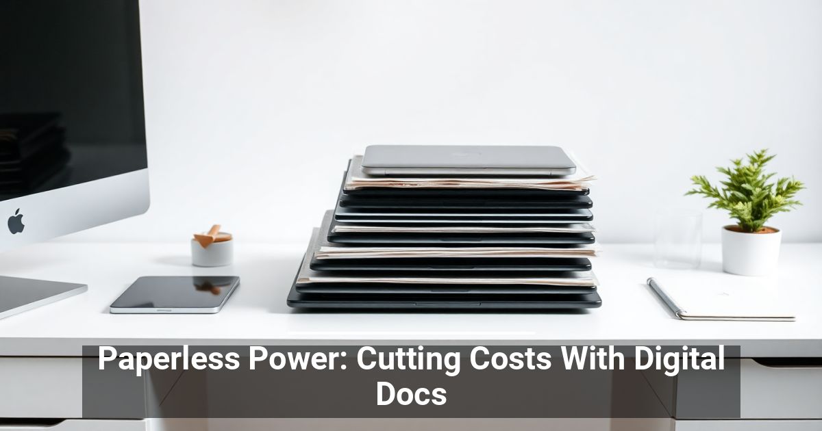 Paperless Power: Cutting Costs With Digital Docs
